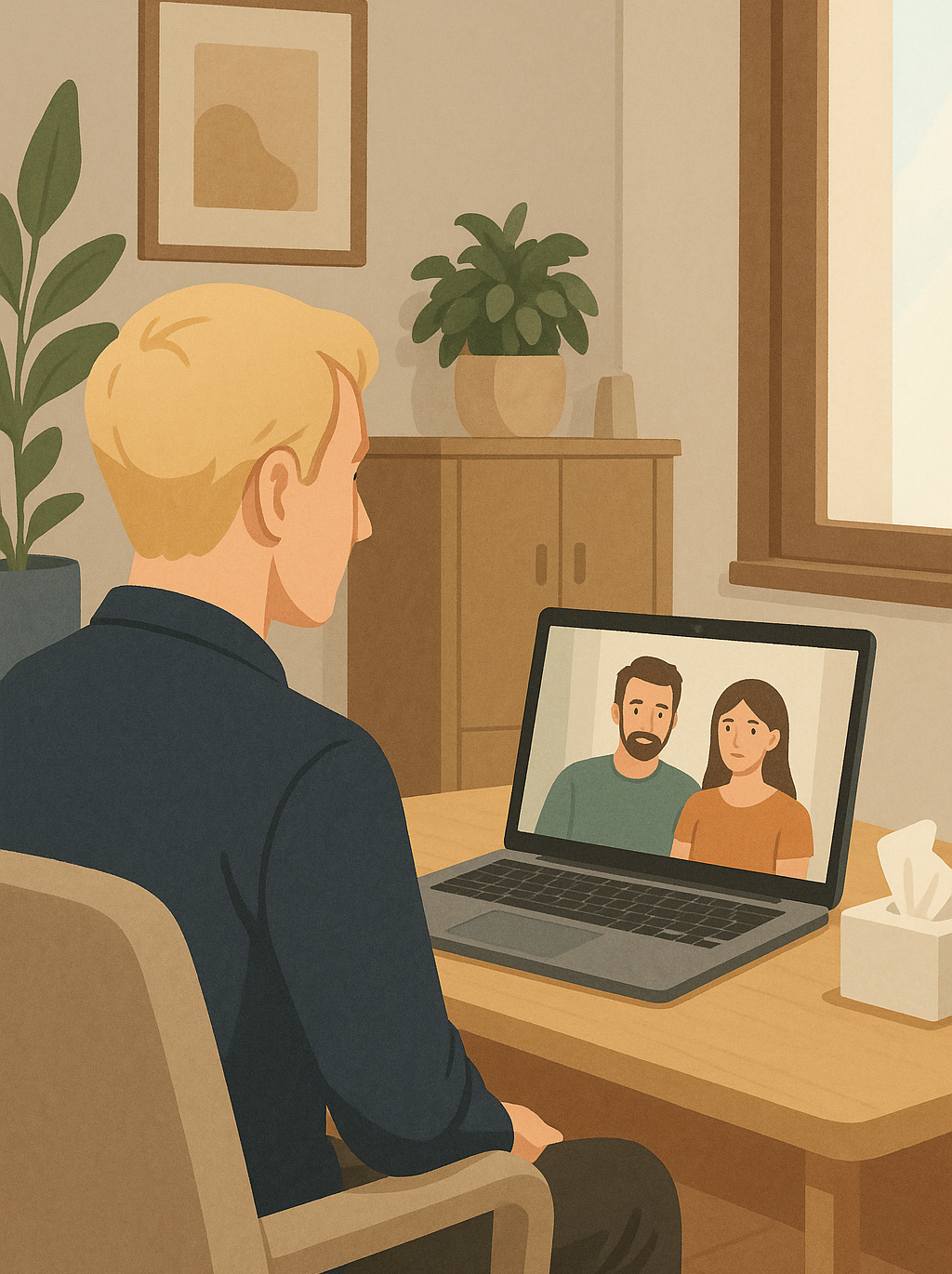 Thérapie en visioconférence